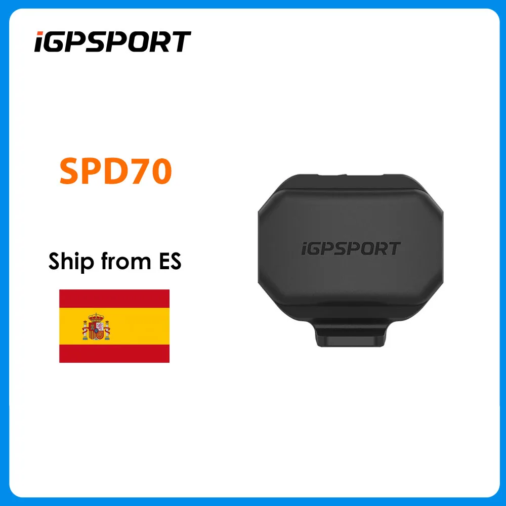 Czujnik prędkości iGPSPORT SPD70 Akcesoria rowerowe BLE5.0 ANT+ Czujnik prędkości do licznika rowerowego