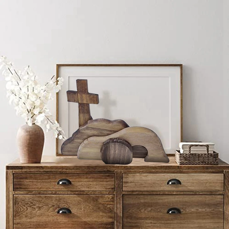 木製の庭の装飾,空のテーブル,クロスシーン