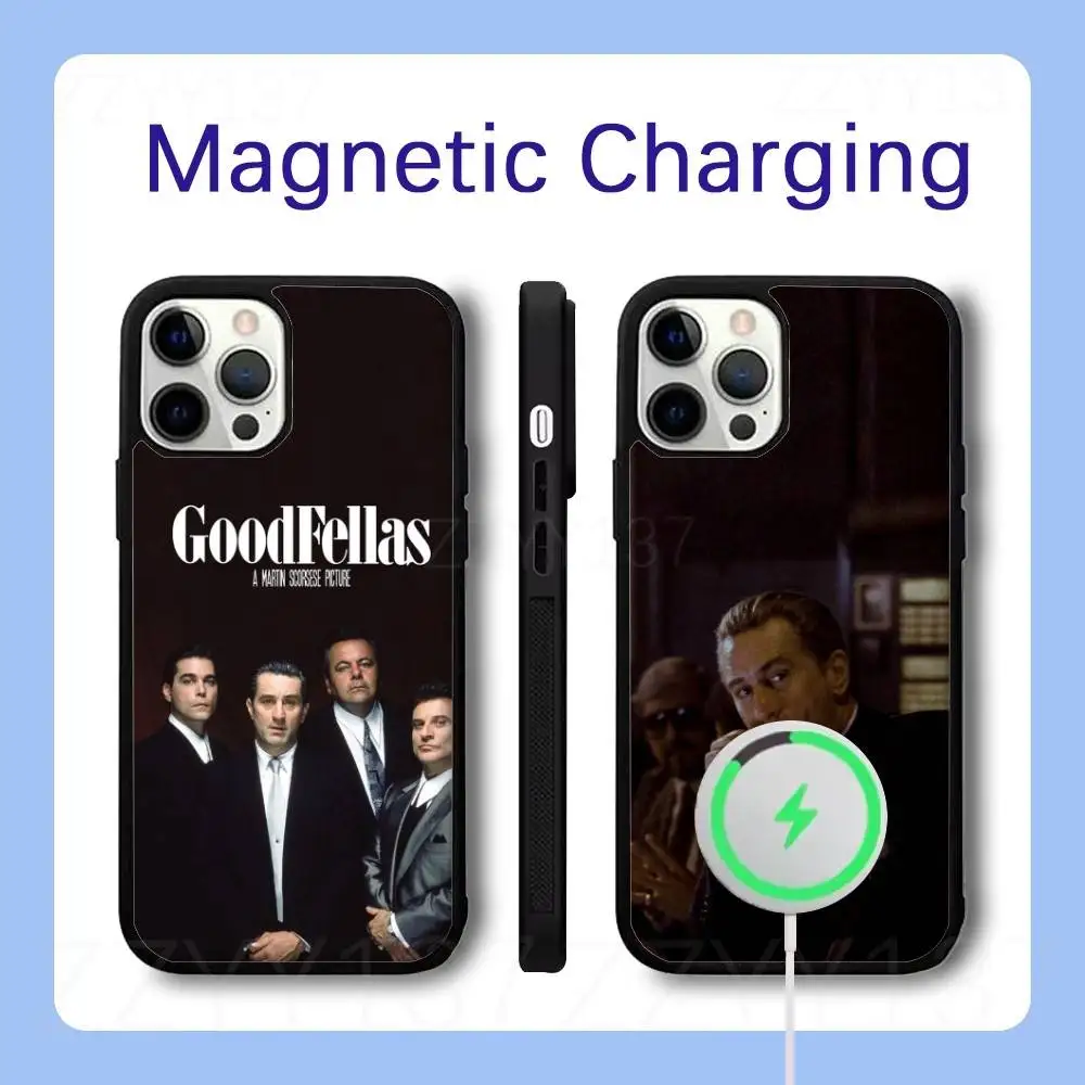

G-Goodfellas Movie with Magsafe Phone Case For iPhone 17,16,15,14,13,12,Pro,Max,Plus Magnetic Wireless Charge Cover