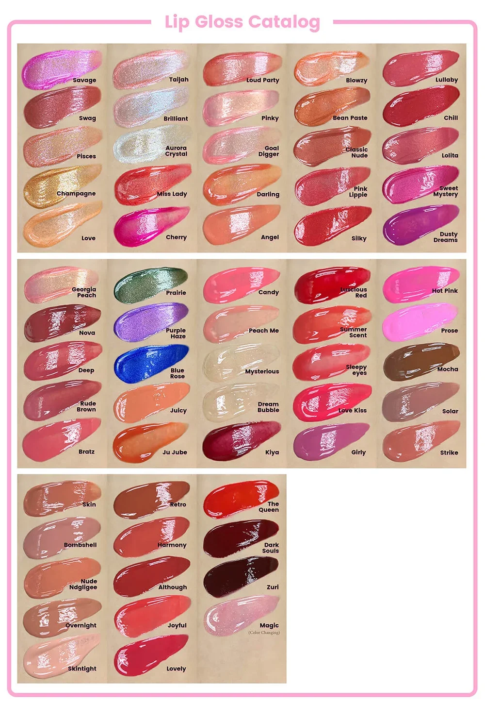 5ml Private Label Lipgloss Langdurige Moisturizer Mat Glanzend Waterdicht Aangepast Logo Make-up P130 Gradiënt Zwarte Vierkante Buis