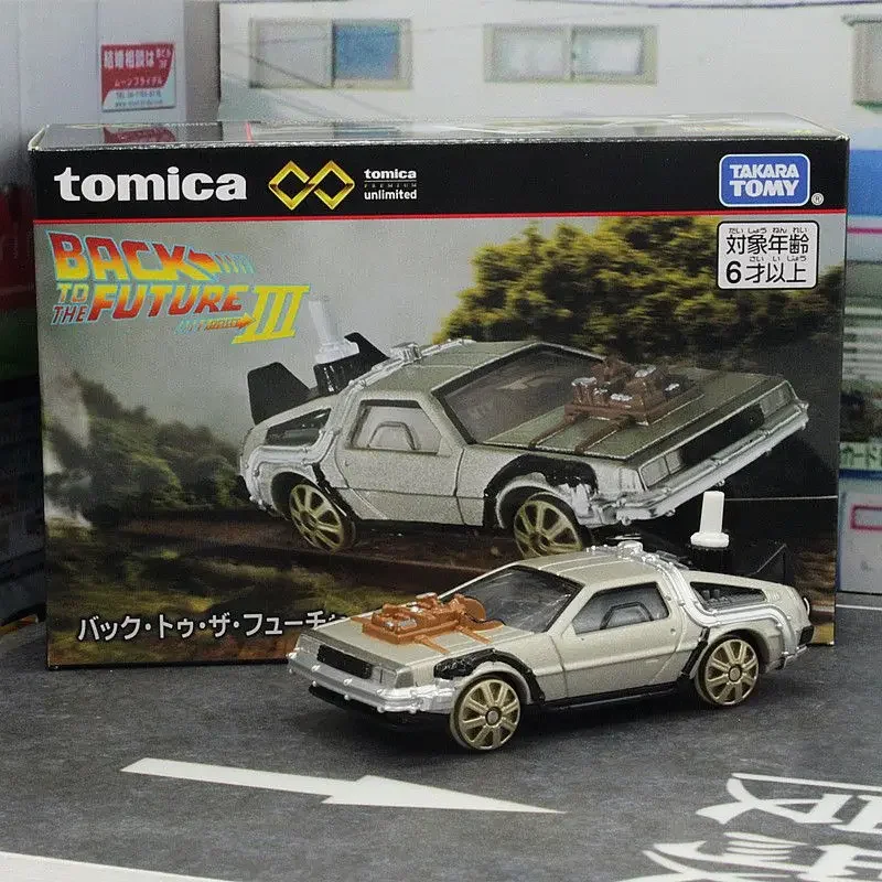 TAKARA TOMY Tomica 신상 미니 합금 자동차, 영화 에디션, 인피니트 시리즈, 빠르고 격렬한 백 투 더 퓨처, 어린이 장난감 자동차 모델