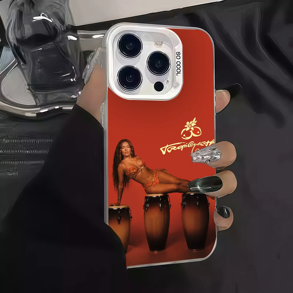 Cantor tropicoqueta caso de telefone para iphone 12 11 13 14 15 16 17 max pro plus mini capa protetora imd cor karol g