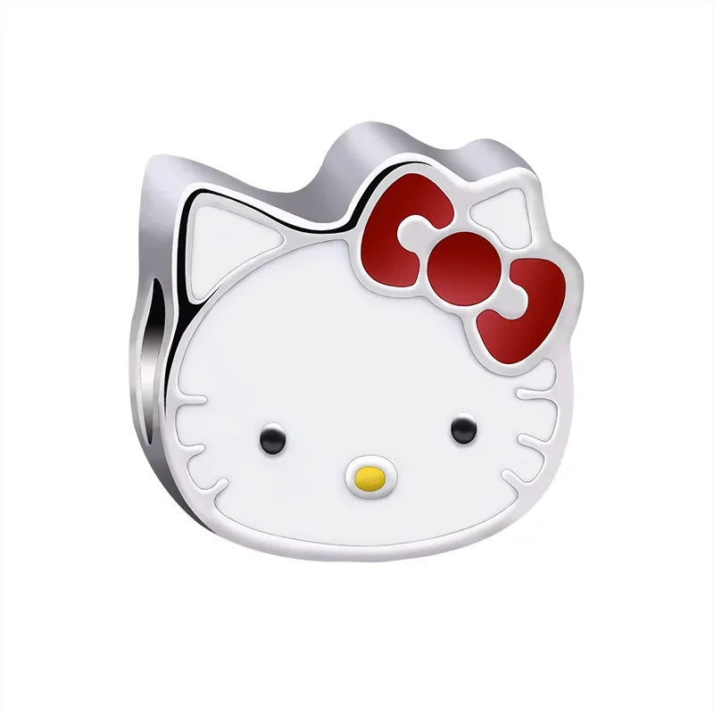 Sanrio 3D Cute Kitty Oil Drop Cartoon Kuromi Ear Dog Bracelet Necklace Ear Stud Jewelry Accessories Manufacturer Direct Sales