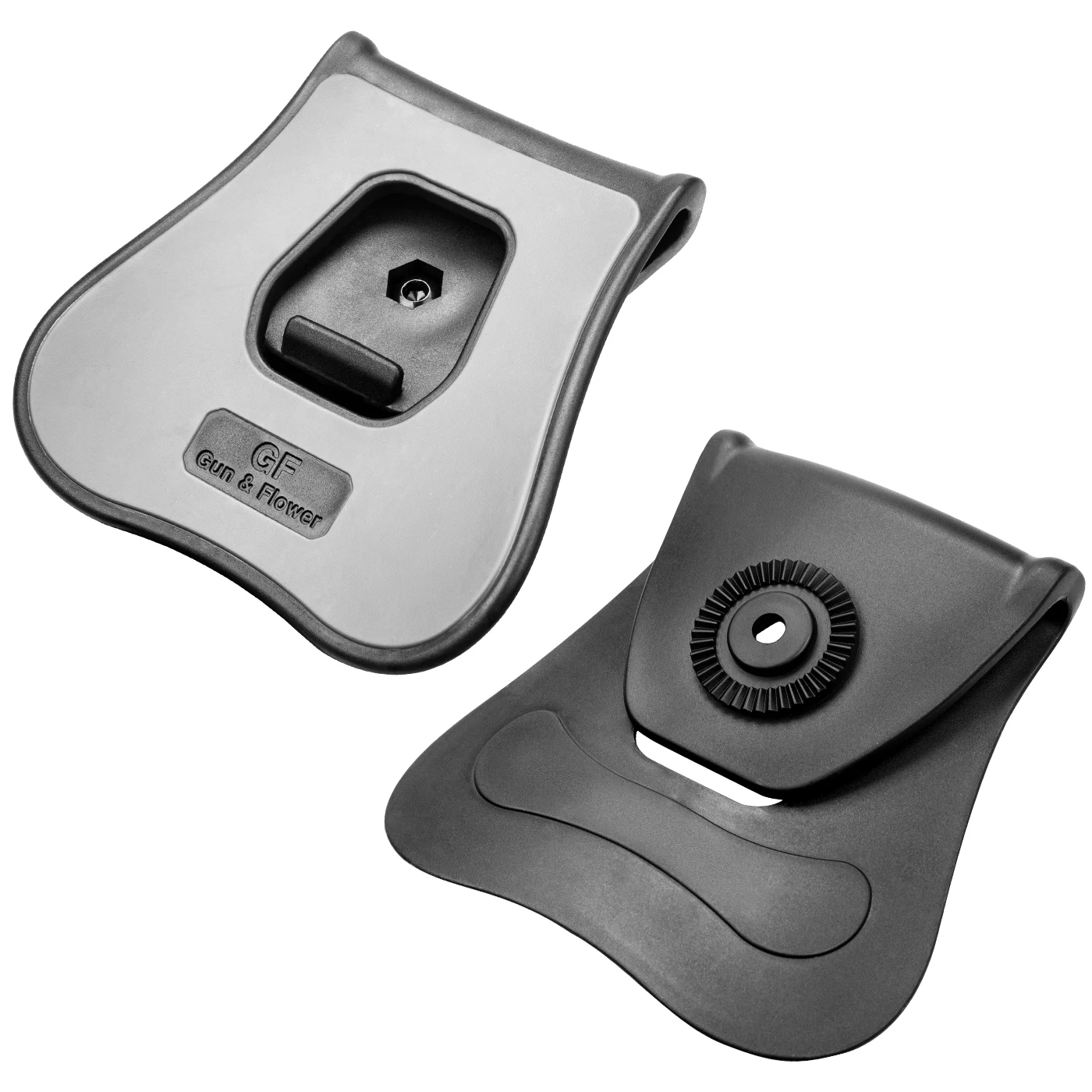 Gunflower Paddle Holster Attachment, Fits 1.5-2.25 Inch Width Belt ,Silicone protection,PO22