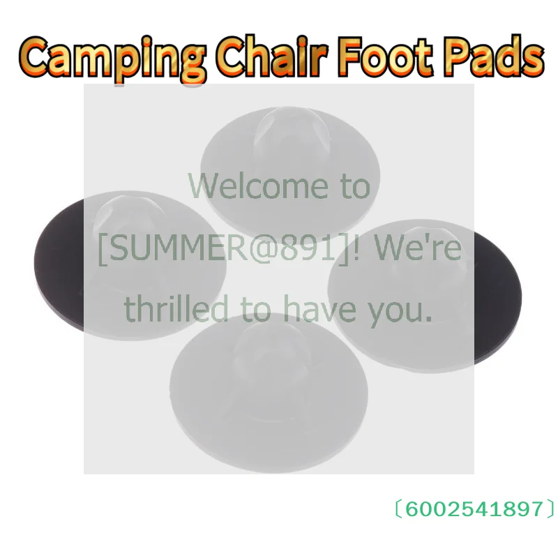 4er-Pack Outdoor-Campingstuhl-Beinpolster, Anti-Waschbecken-Fußkappen für Mondstühle und Klapptischbeine, universelle Passform für Camping und Strand