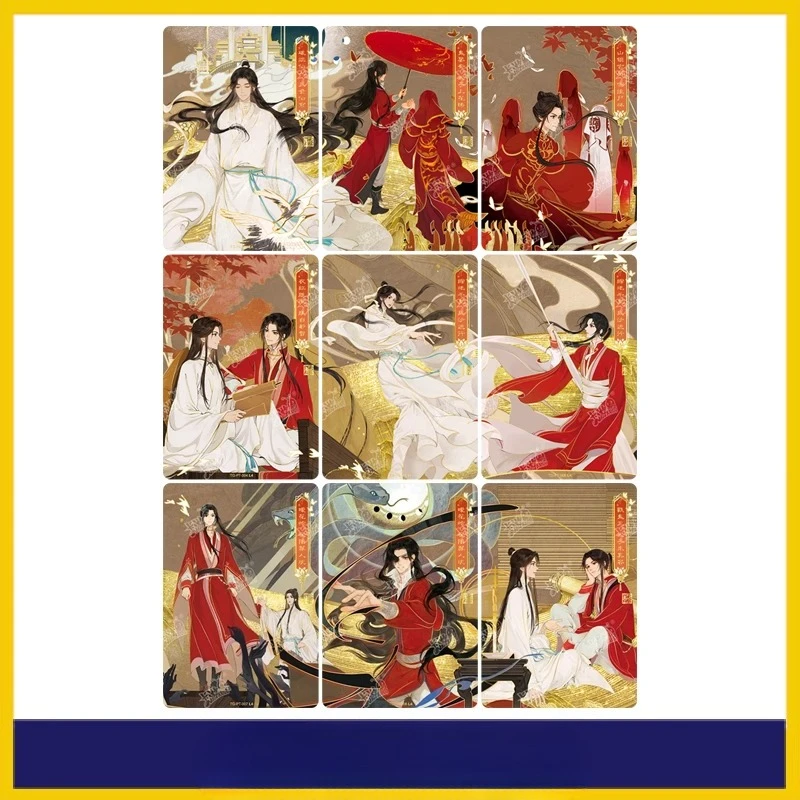 

KAYOU натуральная карта Tianguan Blessings of Flowers First CP Xie Lian, коллекционная карта анимации, детские игрушки, Рождественский подарок