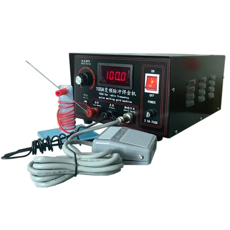 Upgrade 220v Necklace Bracelet Welding Spot Welding Machine Argon Protection From Blackness