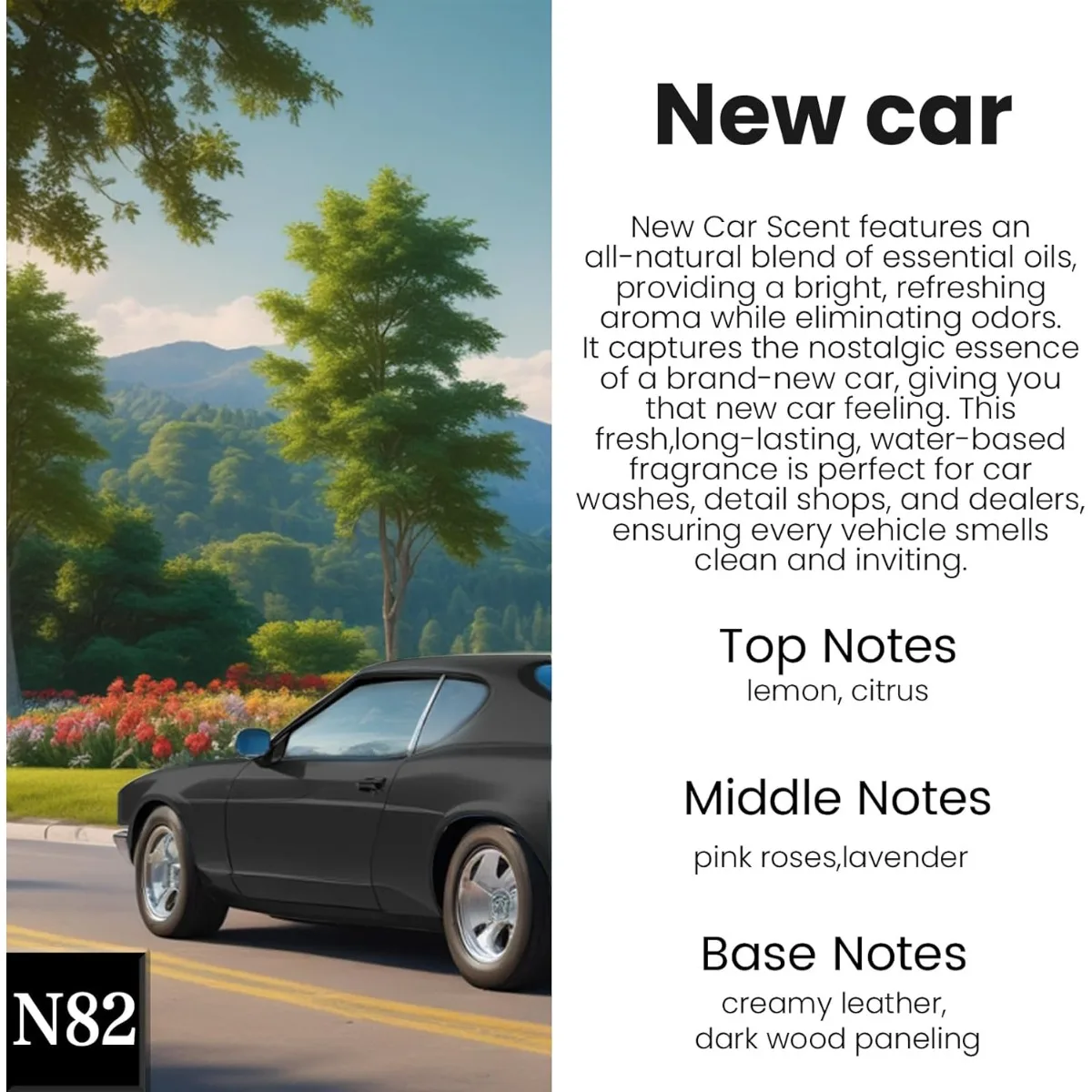 2-Pack Hanging Car Air Freshener Car Hanging Diffuser Glass Perfume Bottles Oil Diffuser Air Freshener Diffuser PH296