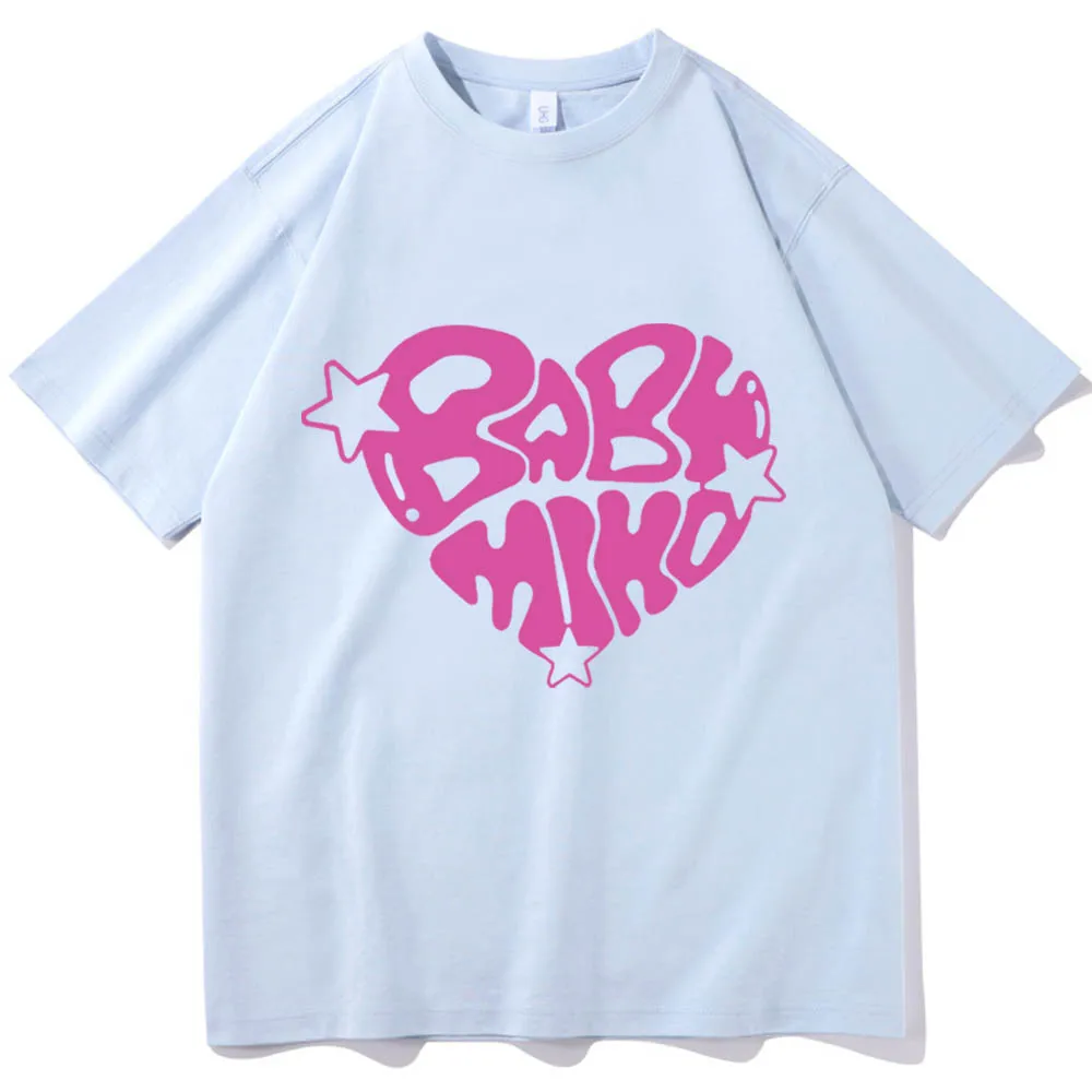 Baby Miko T-Shirts Young Miko Merch Harajuku Young Miko Fan Gift Unisex O-Neck Short Sleeve Shirts