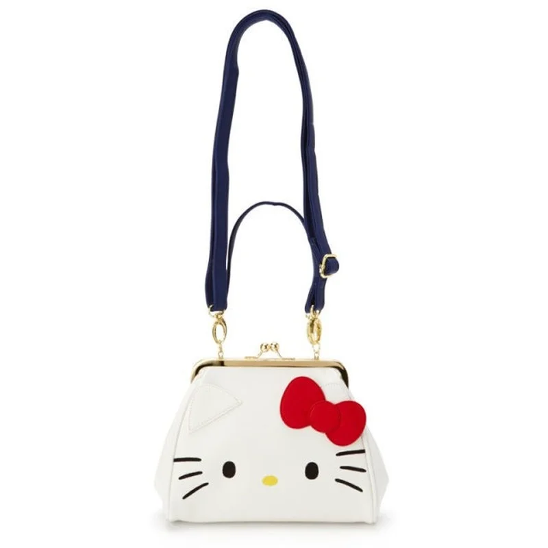 Hello Kitty Shoulder Bag Cute Cartoon Purses and Handbags Crossbody Bags for Women Sanrio Fashionable Purses Leather Tote Bags