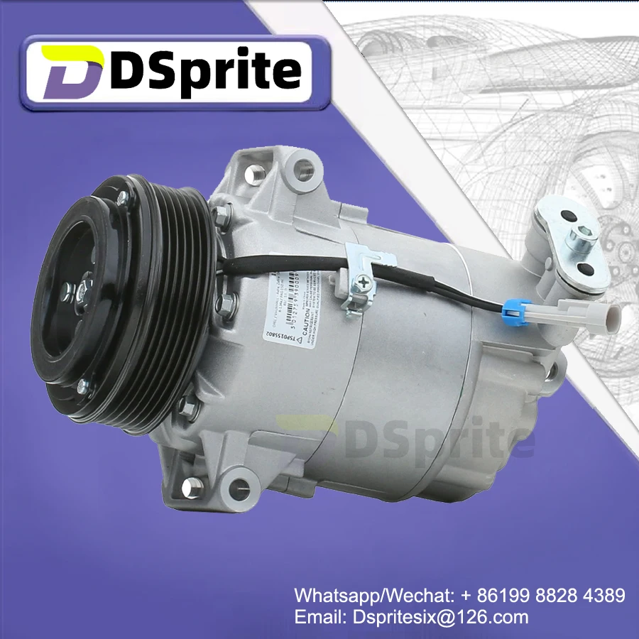 Compressor de ar condicionado para Opel Astra G/H Meriva 1.6 Zafira para Holden Astra 6854059 6854062 6854088 13124750 24466994 13297437 93176127