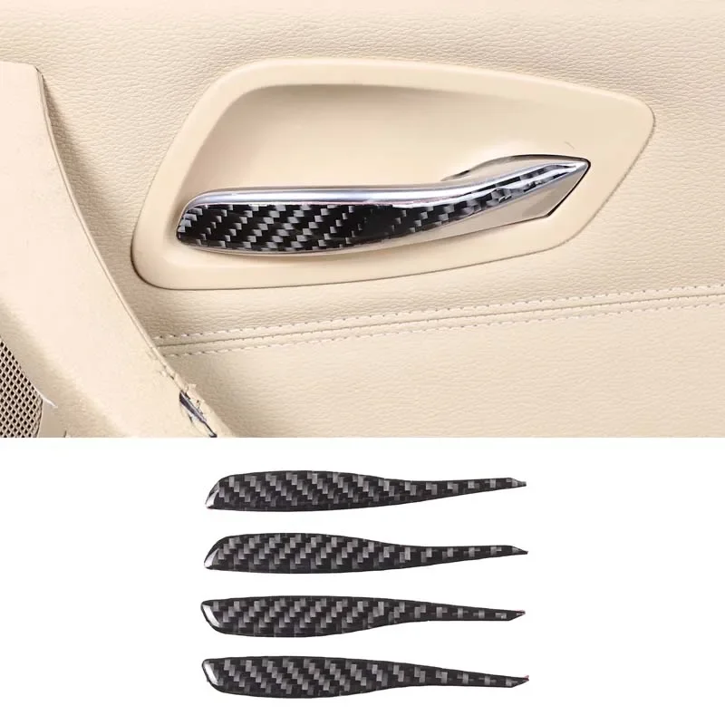 

For BMW 3 Series E90 2005-2012 Soft Carbon Fiber Car Interior Door Handle Decorative Sticker Interior Modification Accessories