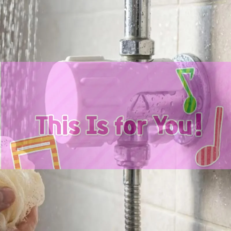 【HMA】PP Shower Timer Button Holder Waterproof Simple Water Control Button Holder 3D Printing Public Bathroom Accessories