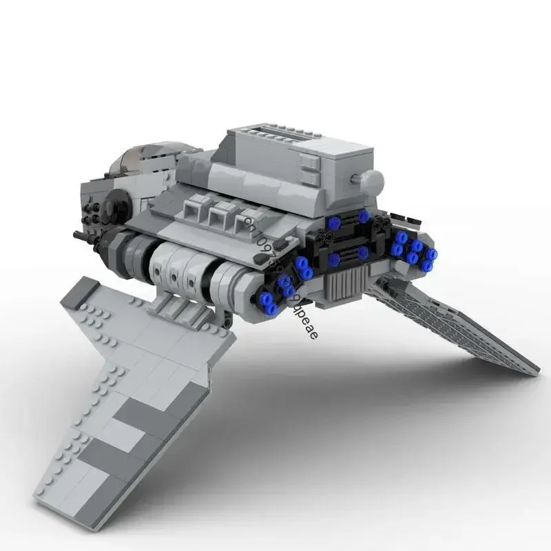 New 803Pcs Famous Star Battle Movie Moc Small Attack Shuttle Model Diy Creative Ideas Toy Birthday Gift Building Blocks view 5