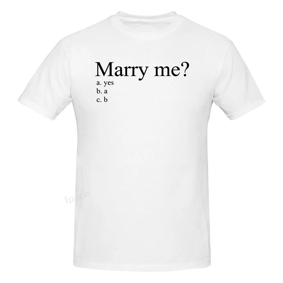

Proposal Of Marriage Men's Basic Short Sleeve T-Shirt