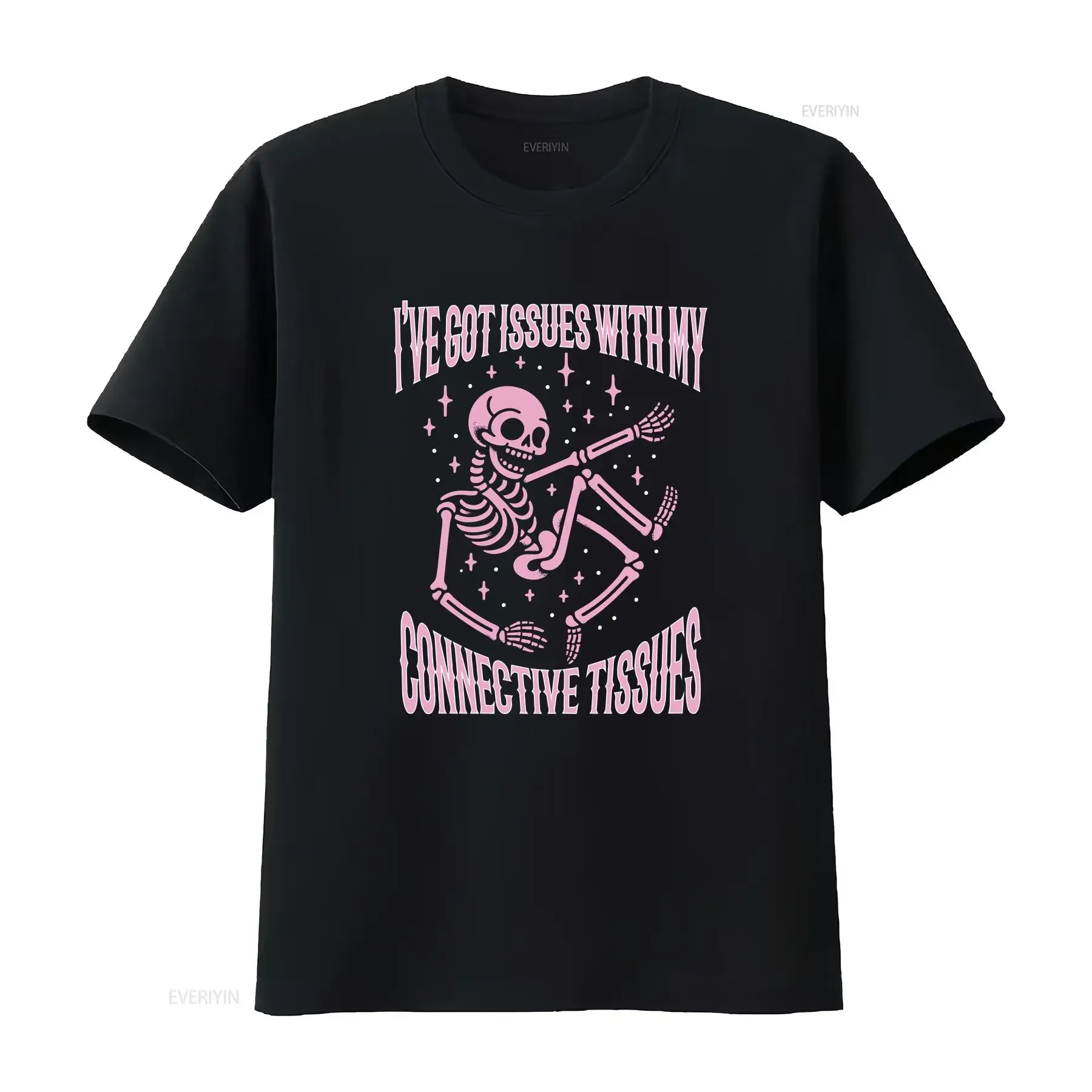 Ehlers Danlos Sydrome T Shirt Hypermobility EDS Issues With My Connective Tissues long or short sleeves vintage Washed Casual