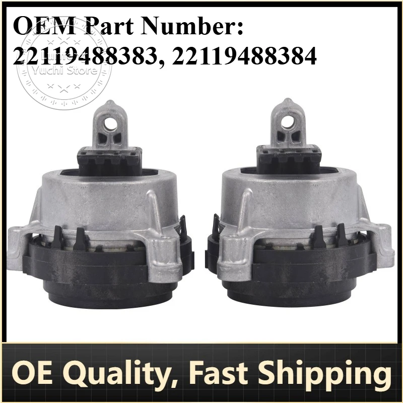 

P/N: 22119488383, 22119488384 - 1PC Engine Mount for BMW (G30, F90, G31) 520i, 530i, (G32) 630i, (G01, F97, G08) sDrive20i