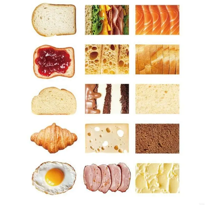 30 Sheets Fruit Veggie Patterned Note Paper For Scrapbooking Journal Card Making N0HC