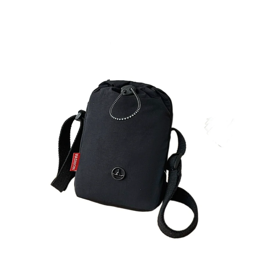 

Multifunctional Mini Nylon Mobile Phone Bag Casual Zipper Crossbody Water Bottle Bag Korean Style Ultra-light