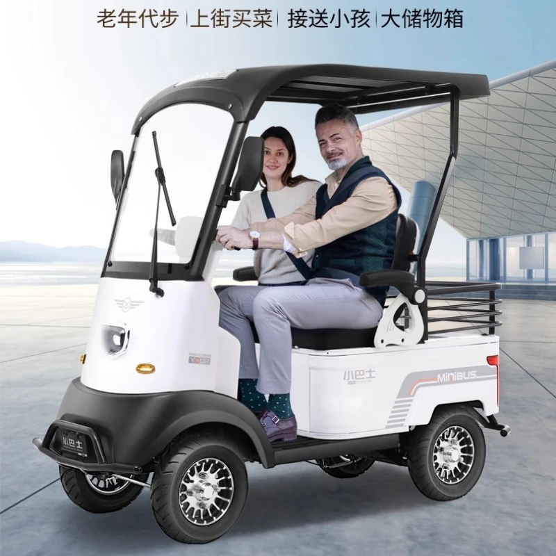

Electric four-wheeler elderly scooter