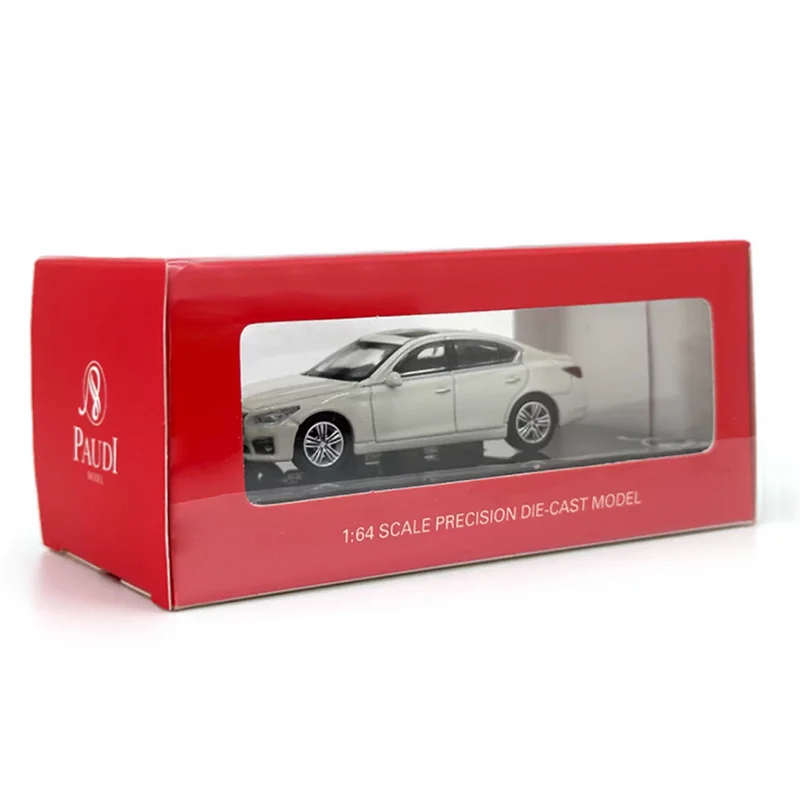 نموذج باودي 1/64 مقياس إنفينيتي Q50S 2014 نموذج سيارة مصنوع من خليط معدني قابل للجمع زخرفة زخرفية