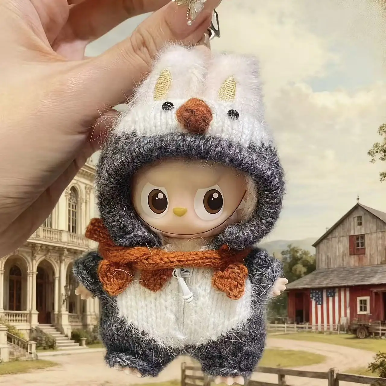 

Аксессуары для одежды Labubu, для V4 mini 4.0 Кукла Лабубу, костюм клоуна, наряд на Хэллоуин, милый и изысканный подарок. Без куклы