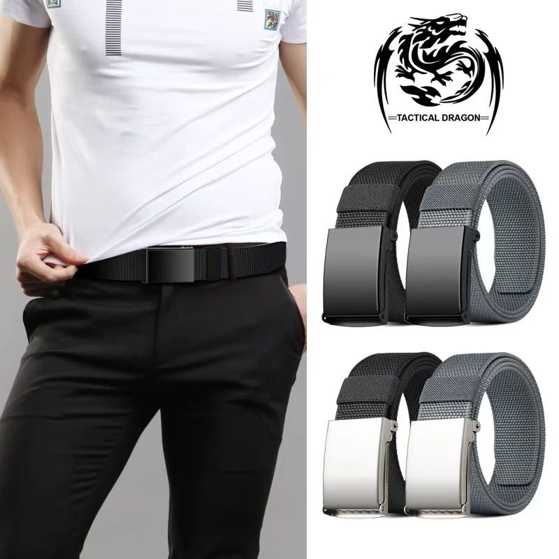حزام نايلون بإبزيم ناعم سميك، منتج تجارة خارجية رائج البيع، حزام أعمال عالمي للرجال والنساء، حزام سراويل غير رسمي #2