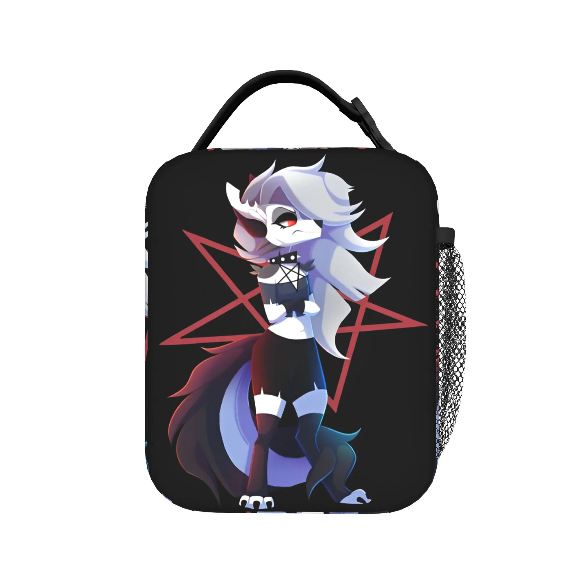 Loona  Insulated Lunch Bags Cooler Bag Reusable,Lunch Container Cartoon Wolf  Portable Tote Lunch Box Bento Pouch Work  Travel