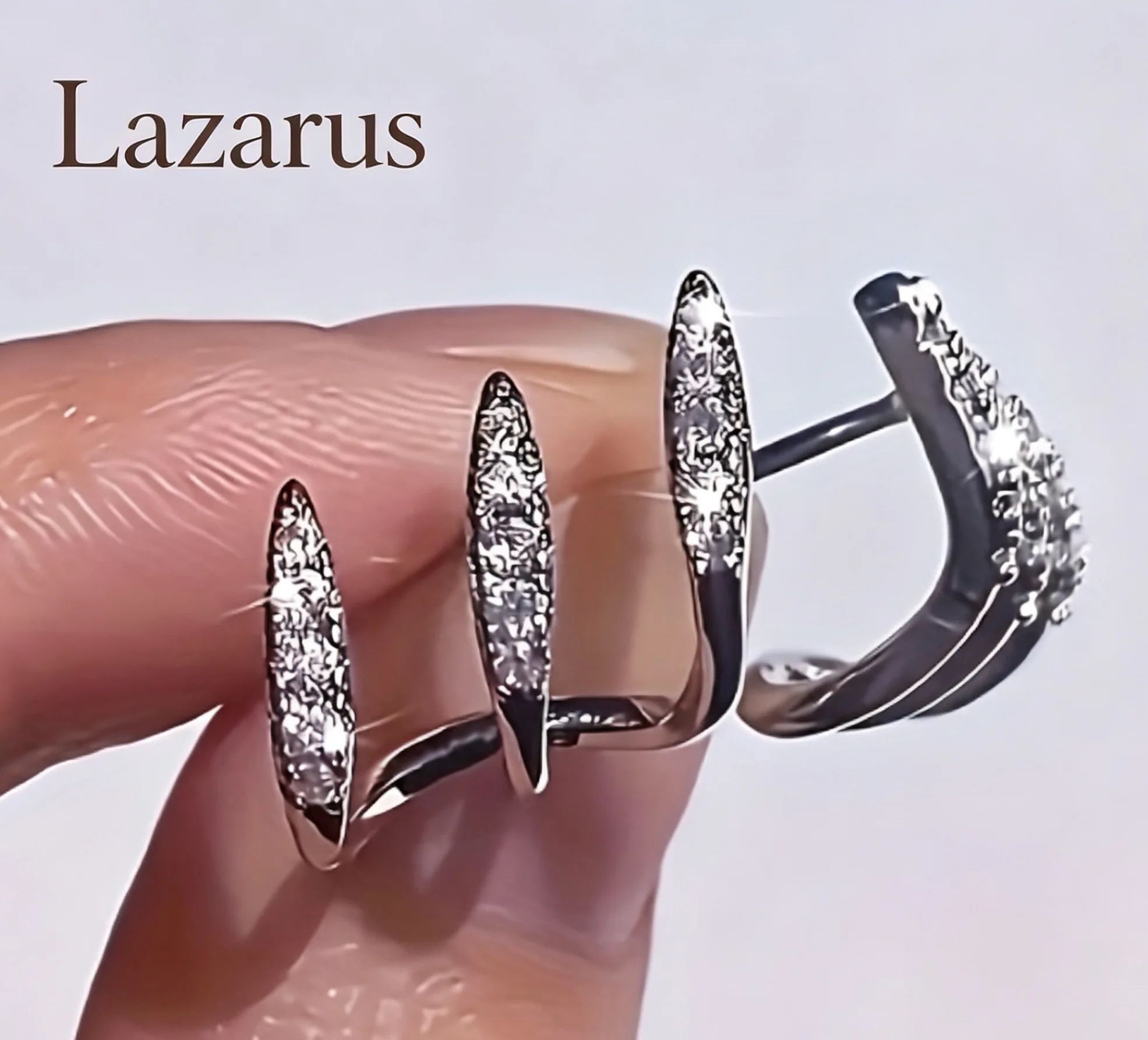 Sparkling Curved Zircon Stud Earrings Women, Three-Prong Setting Unique Niche Design, 925 Silver Hypoallergenic Jewelry Gift