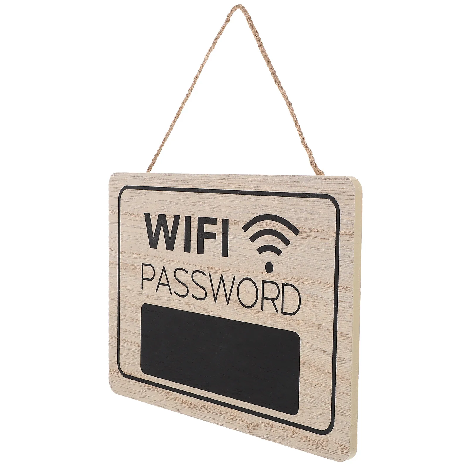 

Eco Friendly Wooden WiFi Password Sign Wall Art Door Decor Home Office Hotel Personalized Natural Wood Texture Functional Decor