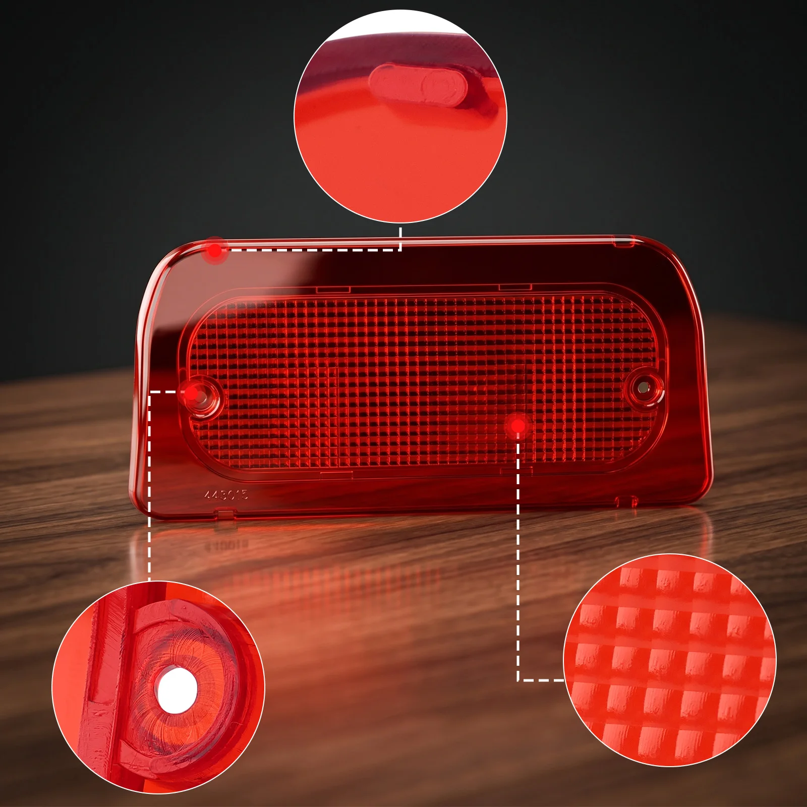 For Chevy S10 Sonoma 1994 1995 1996 1997 1998-2004 Car Third High Brake Stop Light Cover Rear 3rd Brake Light Stop Lamp Cover