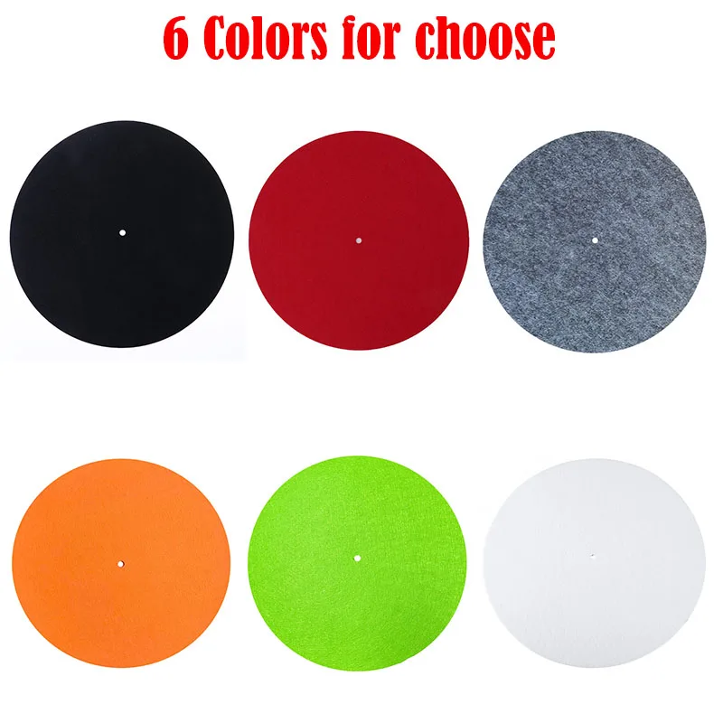 Felt Turntable Platter Mat LP Slip Mat Audiophile 3mm Thick For LP Vinyl Record Drop Ship