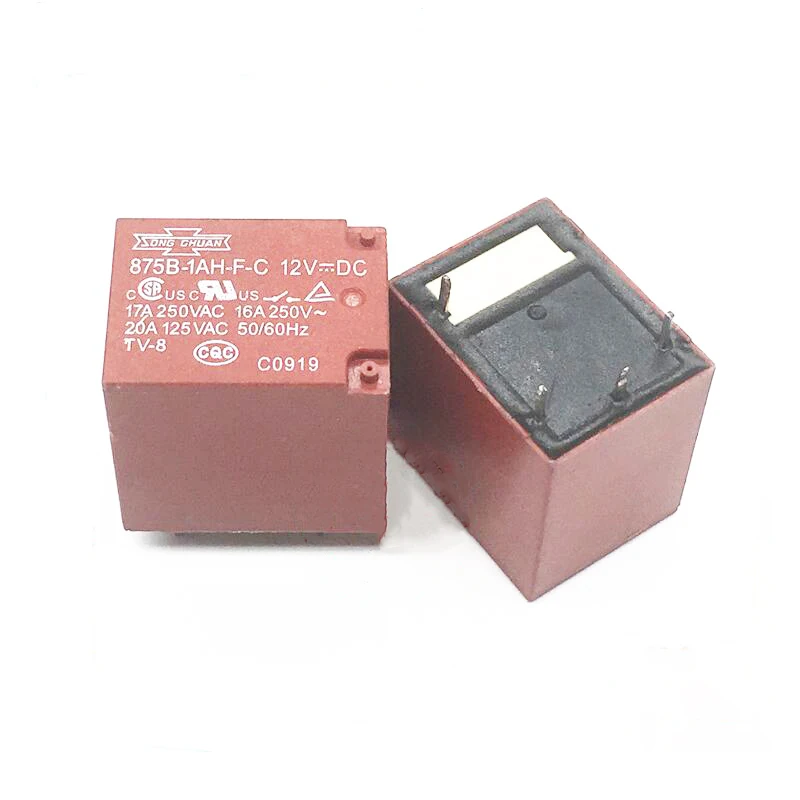 

HOT NEW 875B-1AH-F-S 875B1AHFS 12VDC DC12V 12V 17A relay 4PIN