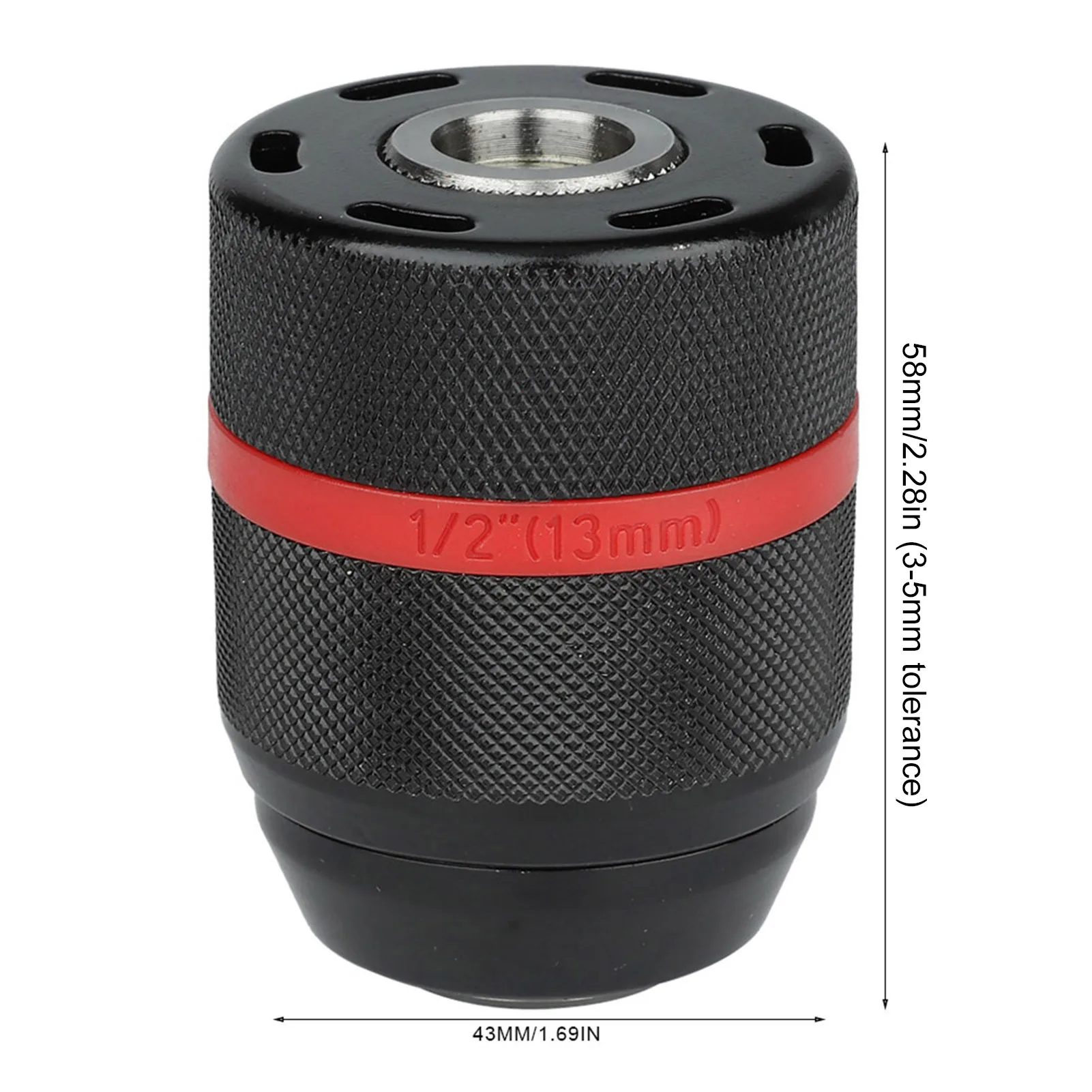 

Бесключевой ручной сверлильный патрон 1/2 ‑ 20UNF крепление 2 ~ 13 мм самозатягивающийся сверлильный патрон для нескольких целей