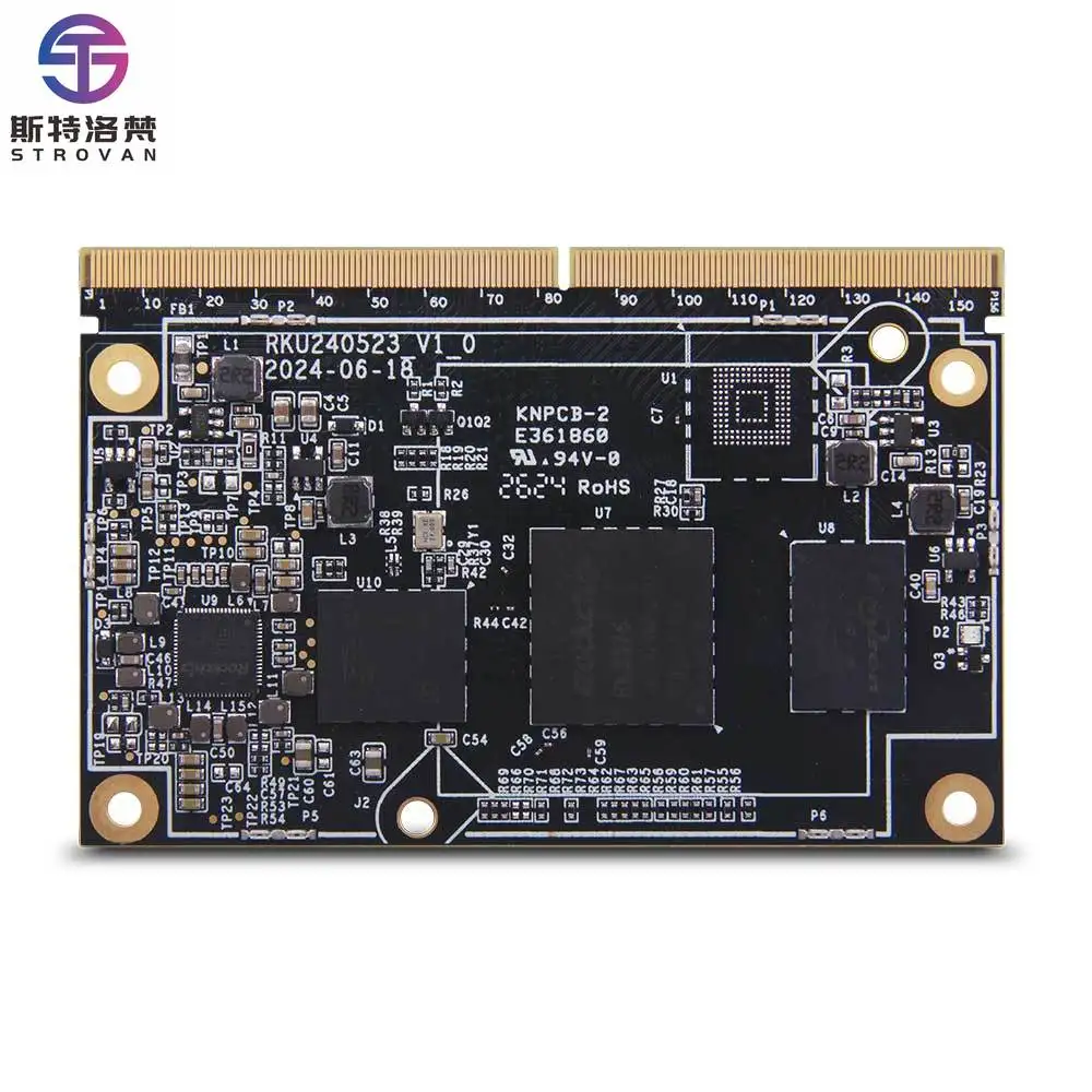 

Industrial Grade RK3576 SoC Development Board for ARM 4x Cortex-A72 4x Cortex-A53 for IoT AI Development for ARM