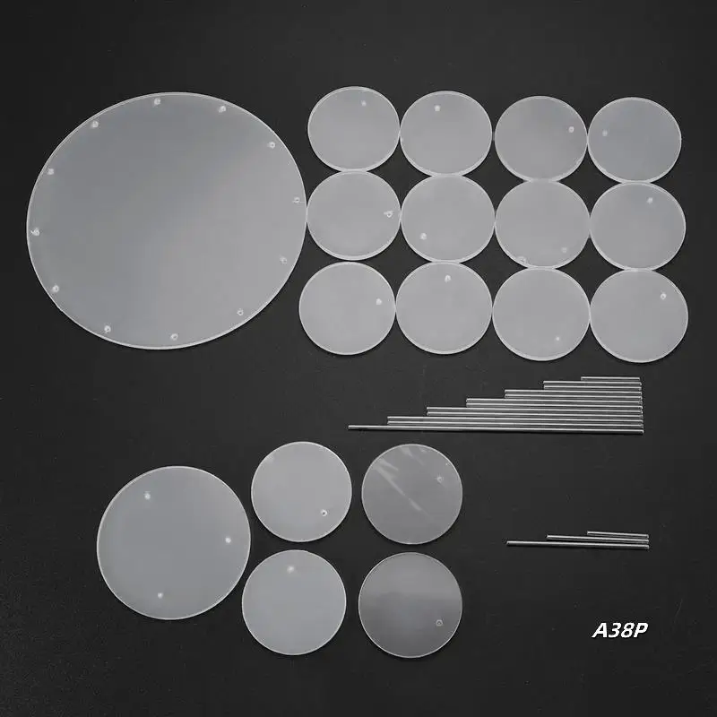 

2Pcs Round Acrylic Cupcake Stand-Premium Cupcake Holder, Cupcake Display Stand Dessert Stand Pastry Platter Display