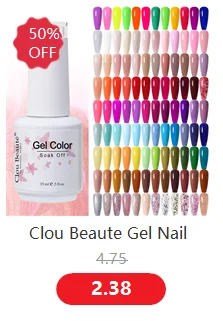 Clou Beaute 10/12/20/24-teiliges Gel-Nagellack-Set, 15ml Weißglasflasche, Nagelkunst-Kit, Semi-permanenter Gellack Nagellack – Detail 3