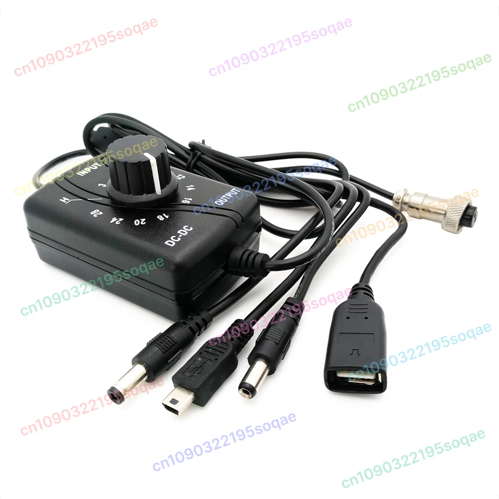 

DC-DC Voltage Regulator Conventor 3-28V Electronic Adjustable Adapter