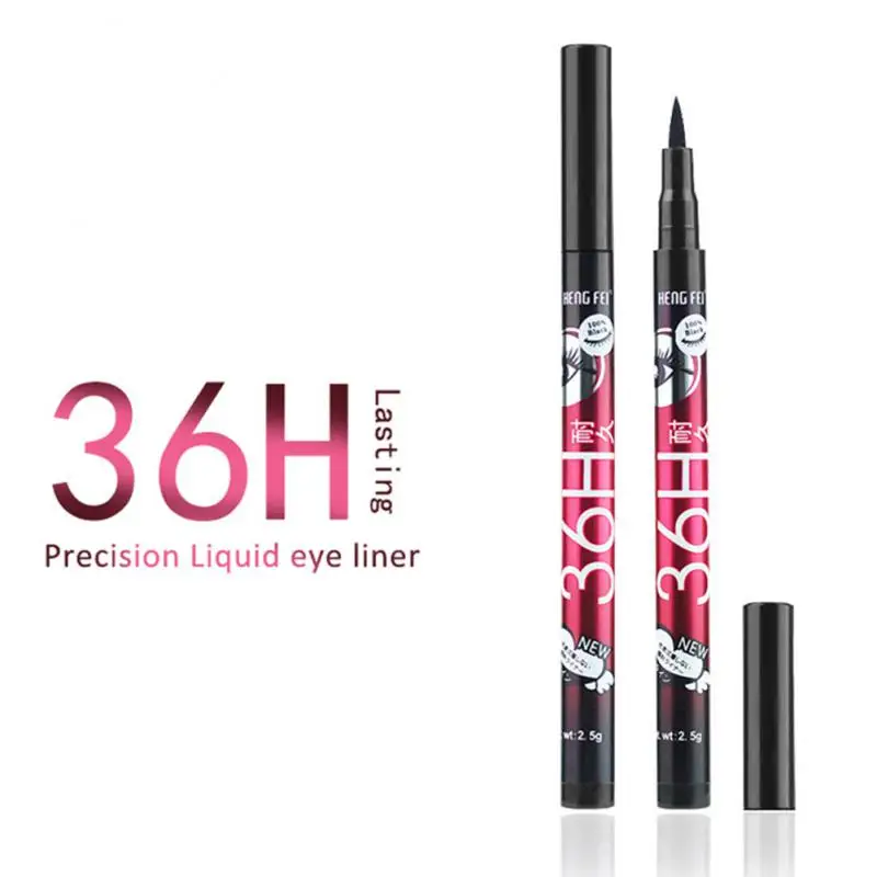 1PC Black Liquid Eyeliner Quick-drying Waterproof Long-lasting Liquid Eyeliner Pencil Eyeliner Makeup Eye Cosmetics Tool