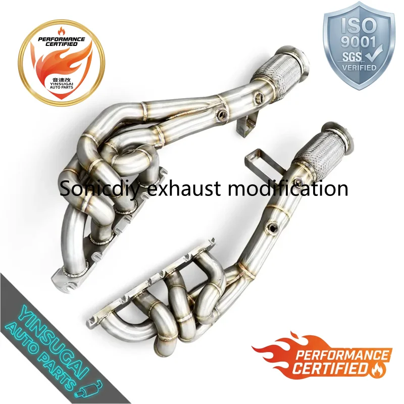 Cuski High Performance Exhaust Manifold Pipe For Audi S5 V8 4.2 2008-2013 Racing Modified Factory Direct Parts Wholesale