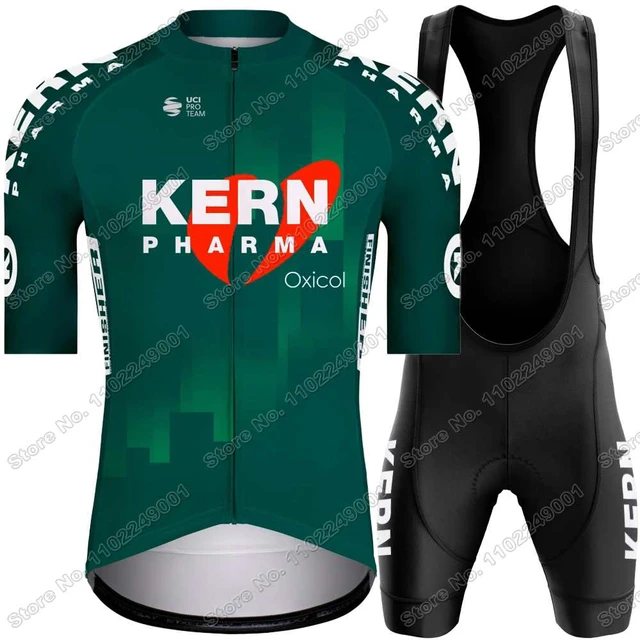 2024 Kern Pharma Wielertrui Set Zomer Spanje Team Fietsen Kleding Mannen Racefiets Shirts Pak Fiets Broek Mtb maillot AliExpress
