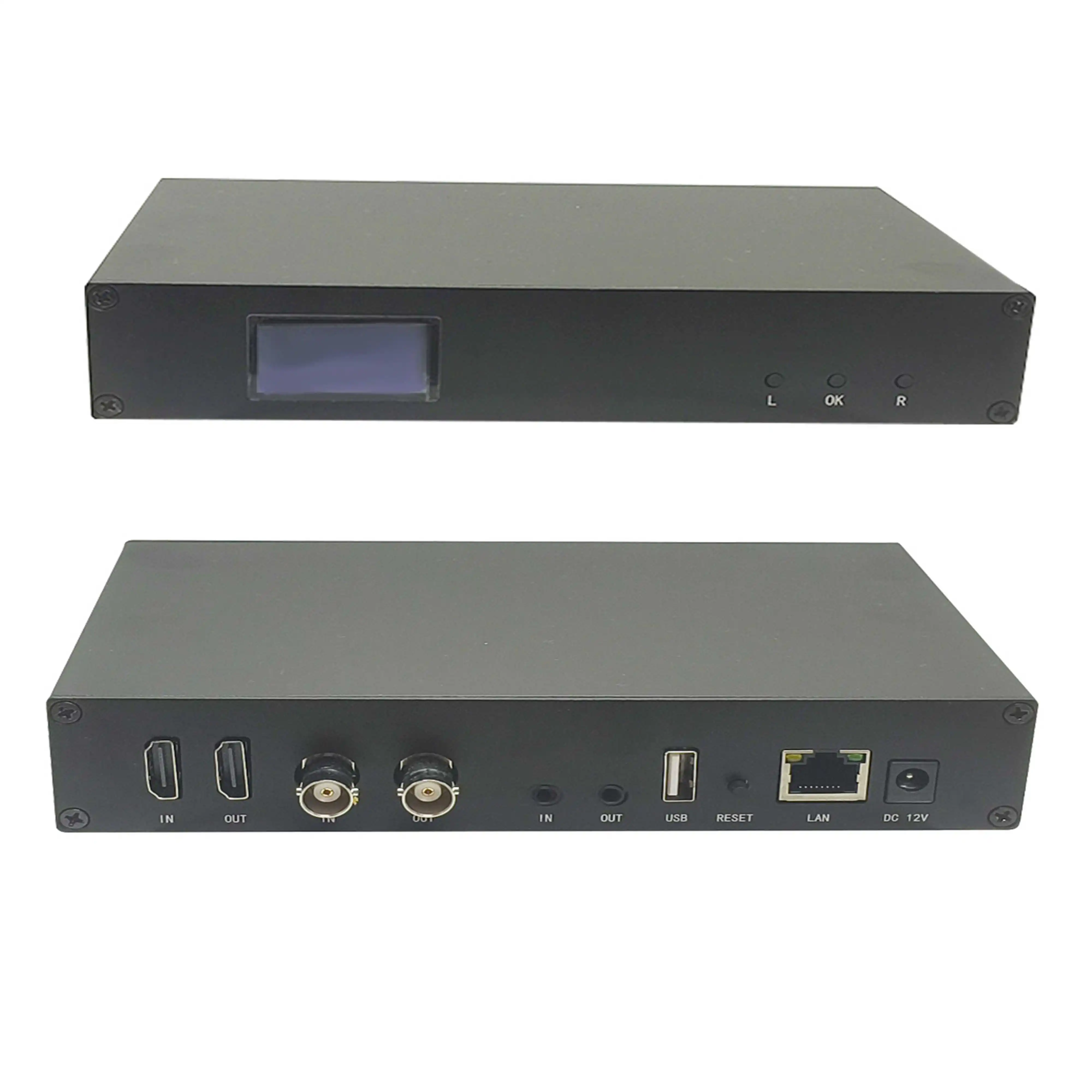 4k H265 H264 HD-Video-Encoder SDI zu IP HD MI zu IP http/udp/rtsp/rtmp IPTV Catv Streaming Media Live Push Streaming