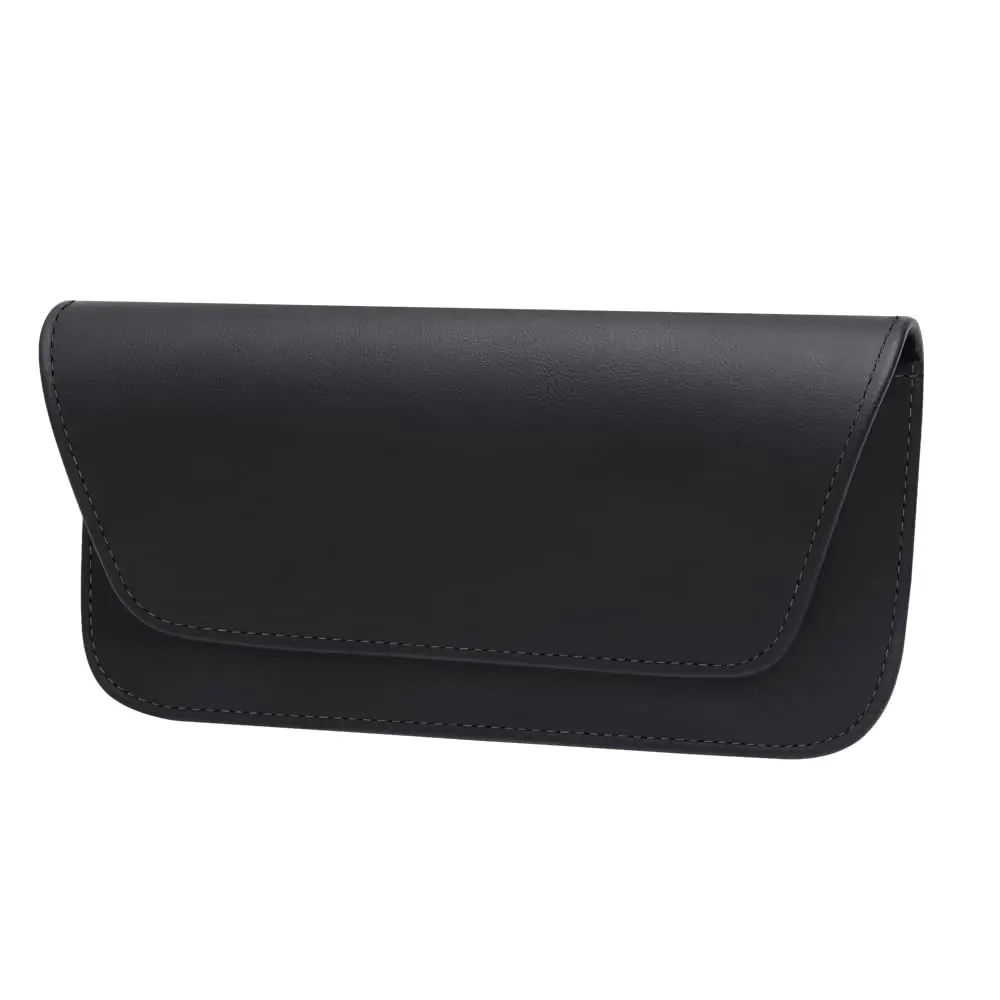 

Car Glasses Case Leather Auto Sun Visor Glasses Holder Sunglasses Clip Card Ticket Holder Interior Supplies