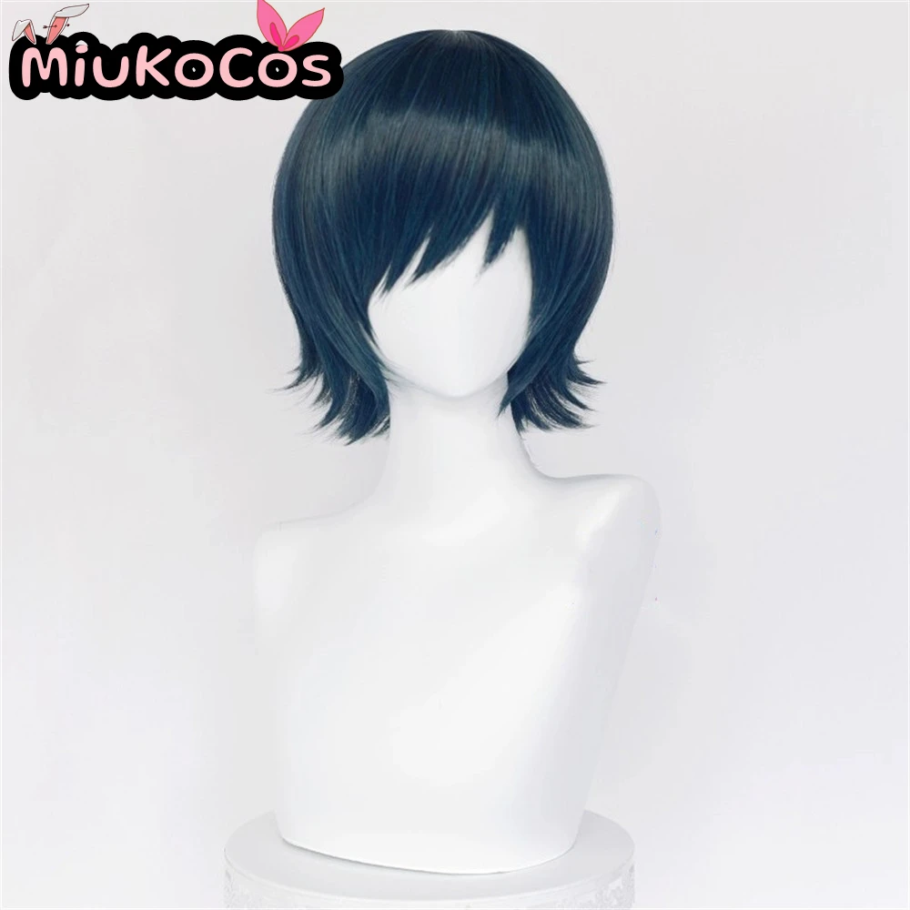 EN STOCK Peluca de cosplay Himeno con máscara para ojos MiukoCosplay Anime Cyberpunk: Edgerunners Cosplay