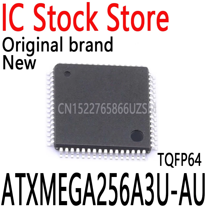 5PCS New and Original ATXMEGA256A3-AU ATXMEGA256A3 TQFP64 Stock ATXMEGA256A3U-AU