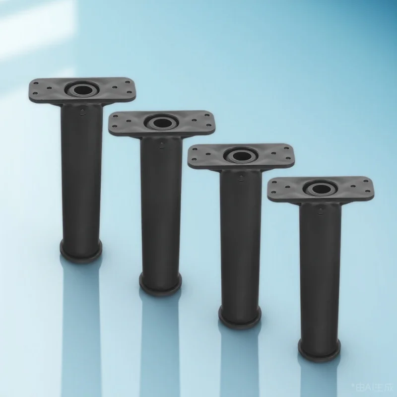 

4Pcs Bed Frame Legs Support Adjustable Height Strong Load Bearing Capacity Practical Reliable Replacement Bed Support Legs