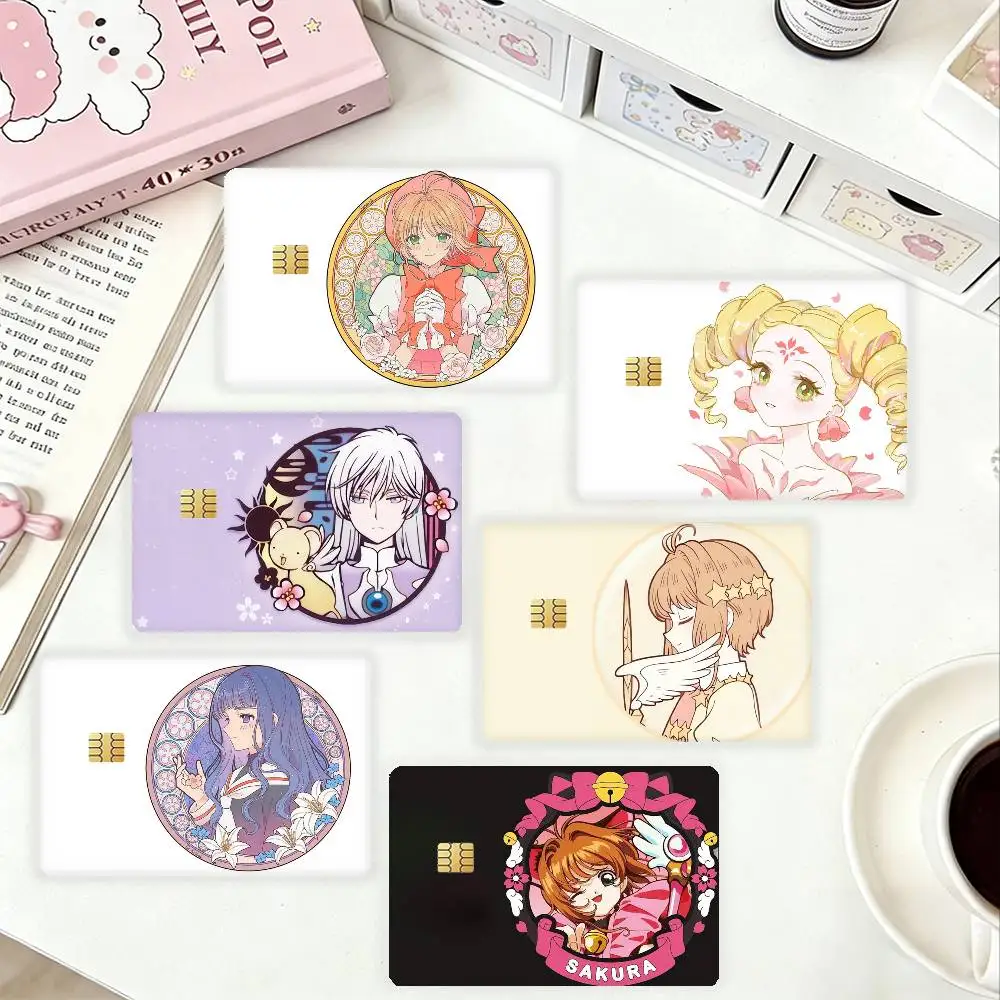 

C-Cardcaptor Sakura HD Waterproof Card Skins Protective Stickers for Credit Bank Game Cards