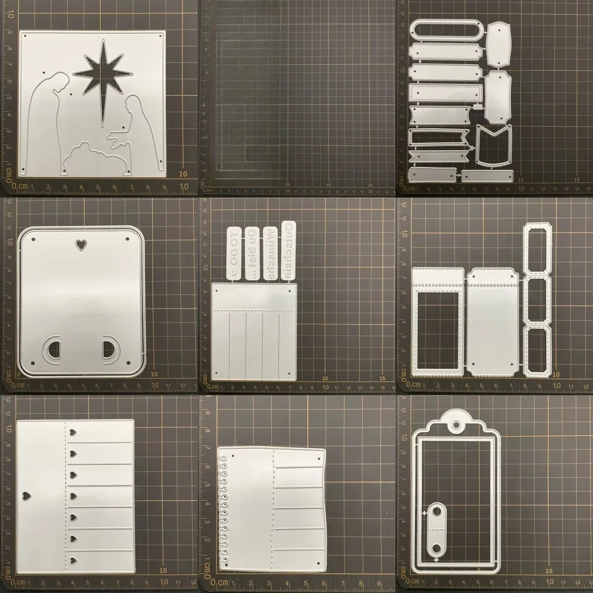 9 kinds Frame Metal Cutting Dies Stencils For DIY Scrapbooking Decorative Embossing Handcraft Die CutsTemplate