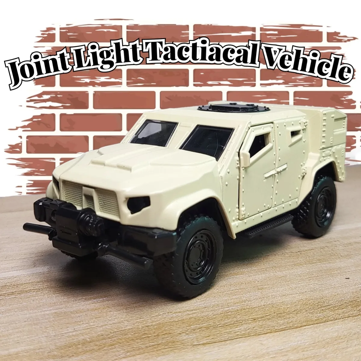 Vehículo táctico de luz conjunta JLTV, escala 1:36, modelo de coche de juguete extraíble, réplica de vehículo fundido a presión de aleación, regalo de Navidad, juguete para chico