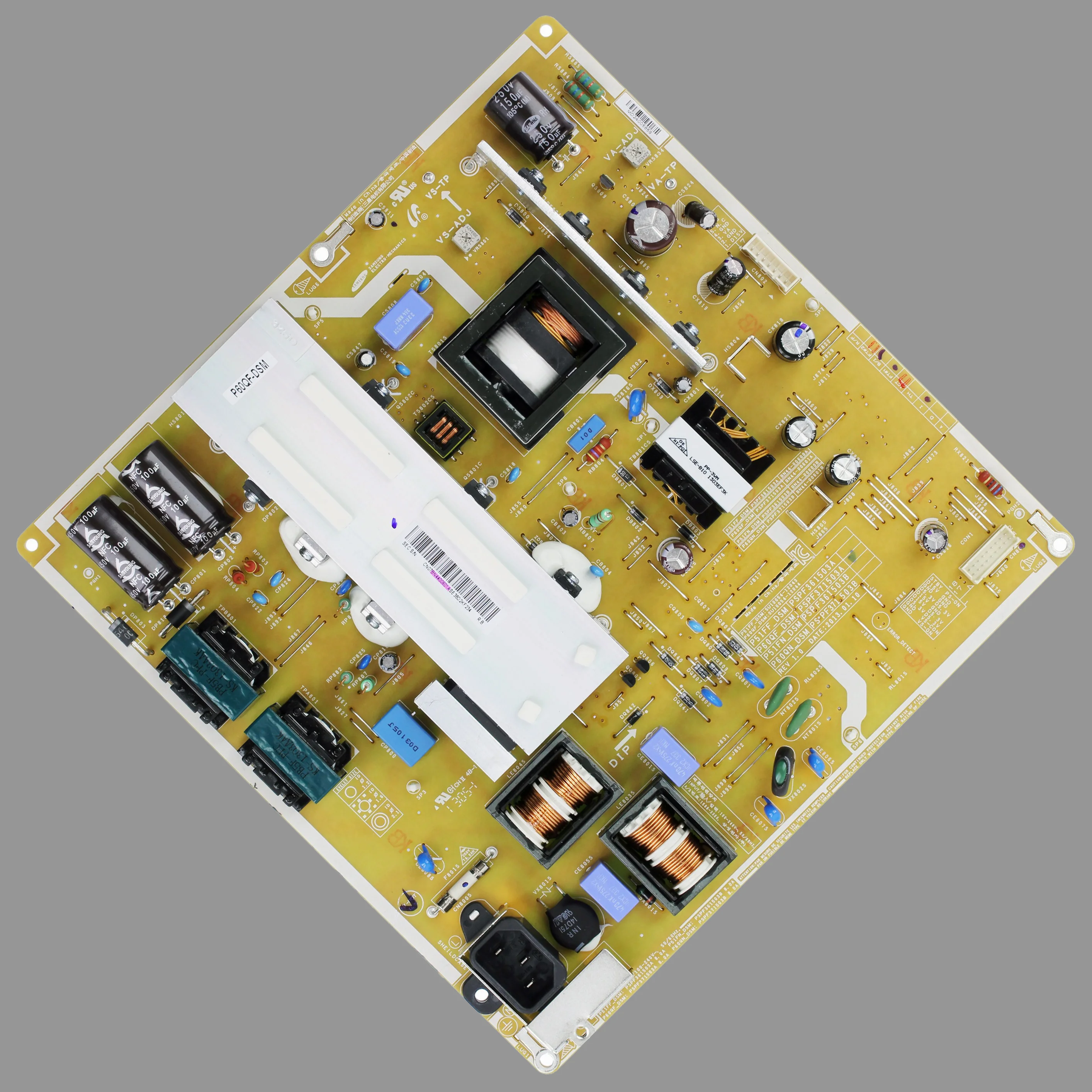 

Power Board BN44-00601A BN4400601A PSPF371503A P60QF_DSM is for 60 Inch LCD TV PN60F5300AF PN60F5350AF PN60F5500AF Supply Parts